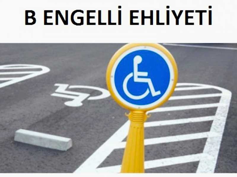 B Engelli Sınıfı Ehliyet